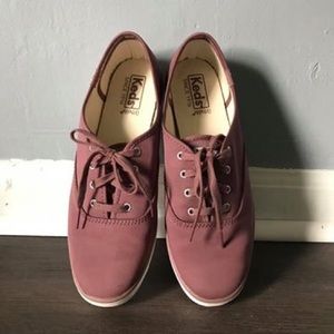 Keds Champion Sateen Mauve Shoes Size 8.5